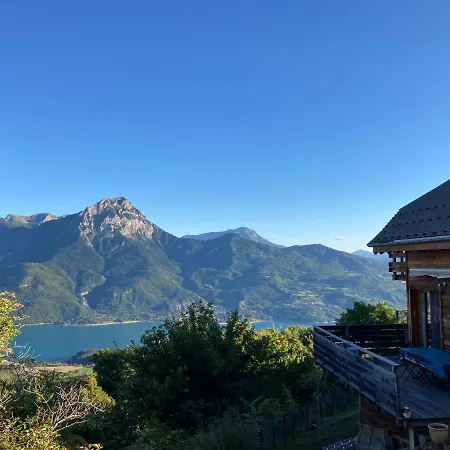 Bioclimatique Avec Vue Sur Le De Serre Poncon Chalet